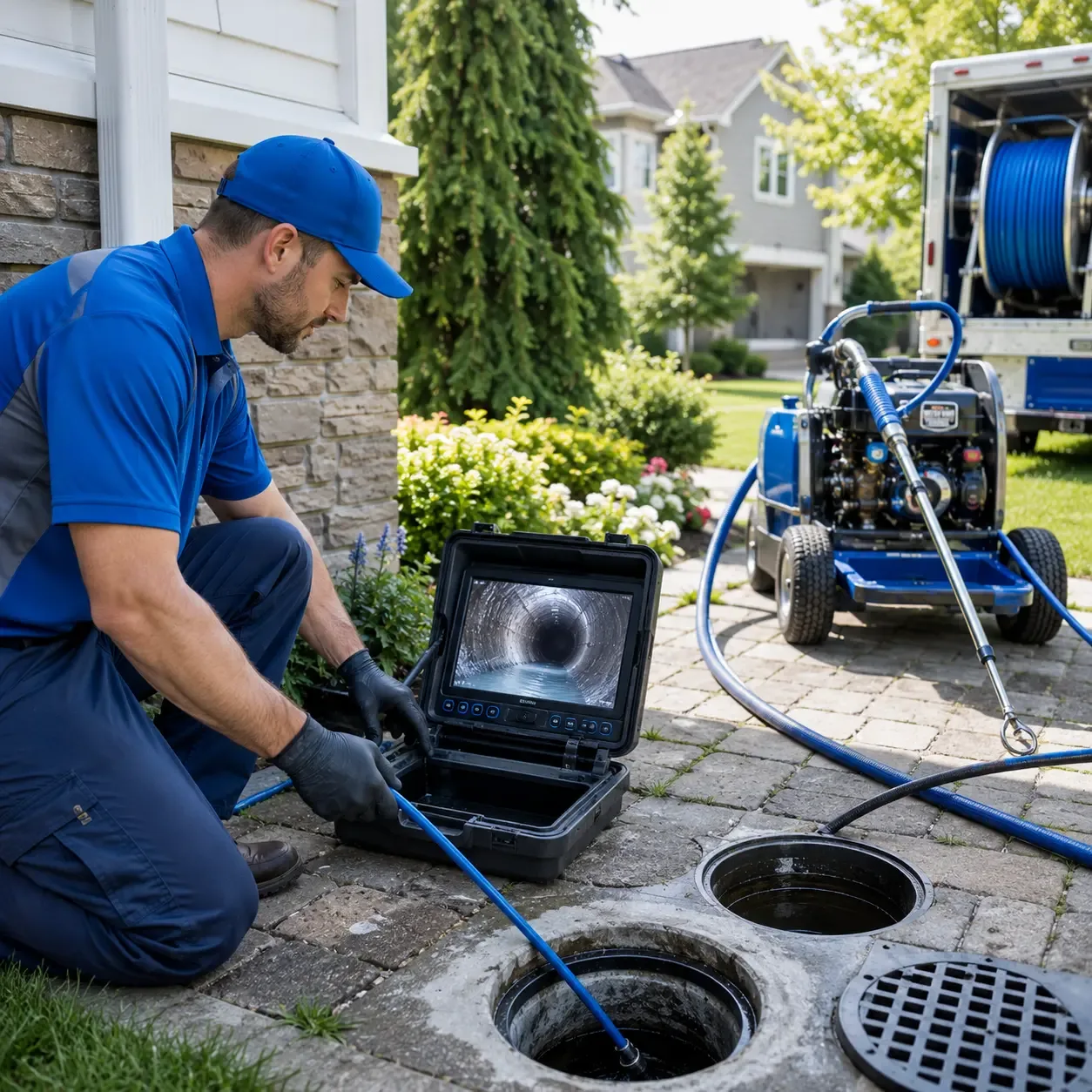 Outdoor drain cleaning professionals serving Eola, IL